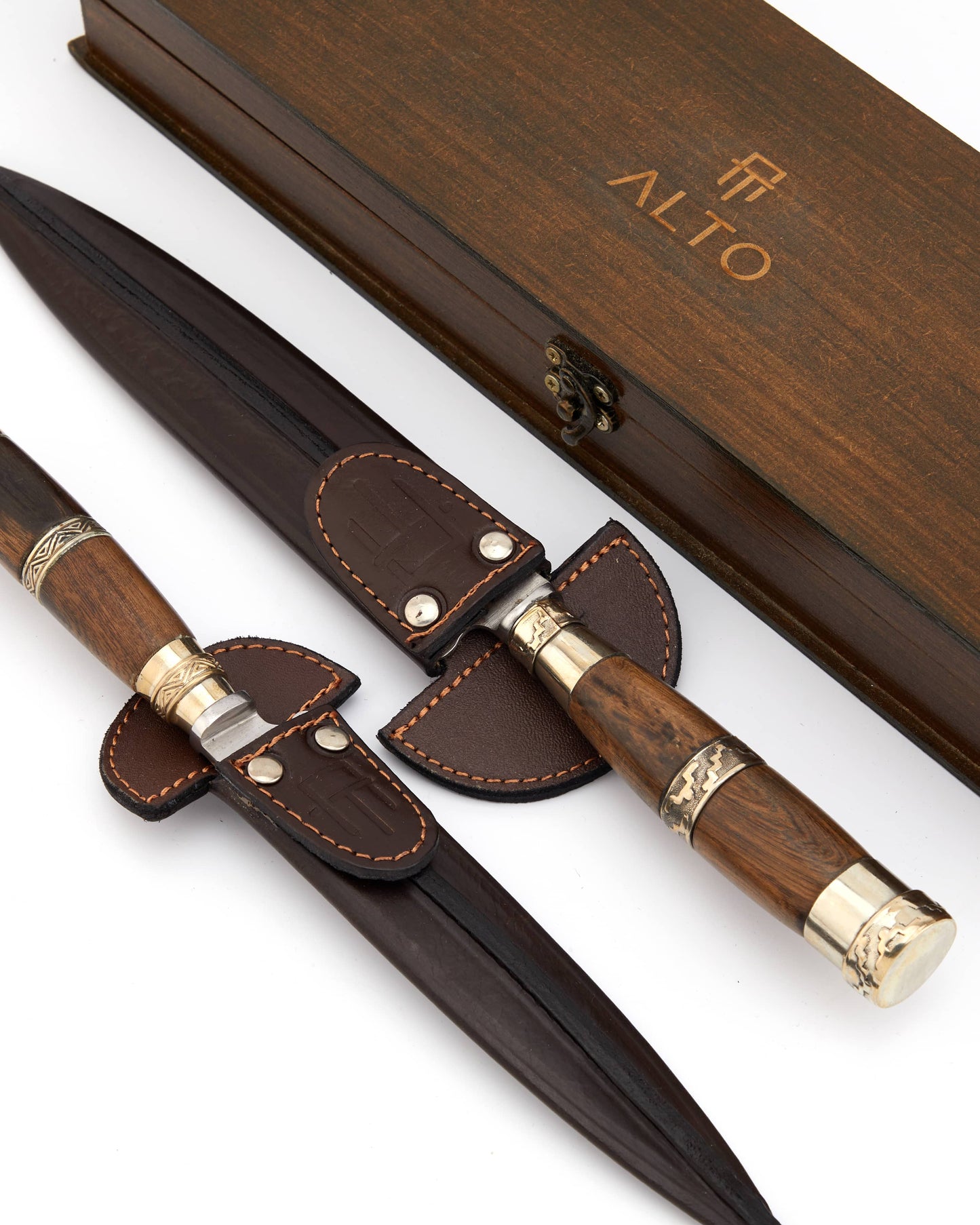 Wood Stainless Steel Knife 6" & 8"