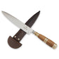 Wood Damascus Steel 8" Knife