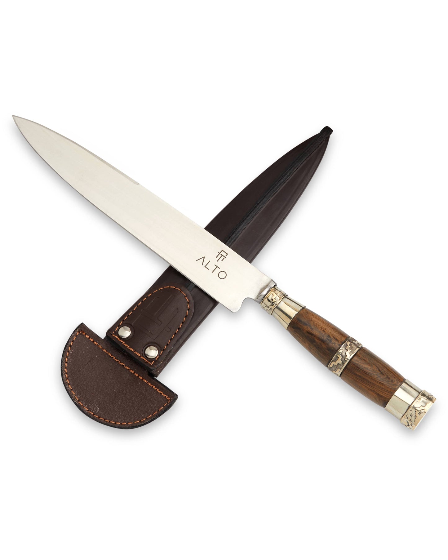 Wood Stainless Steel Knife 6" & 8"