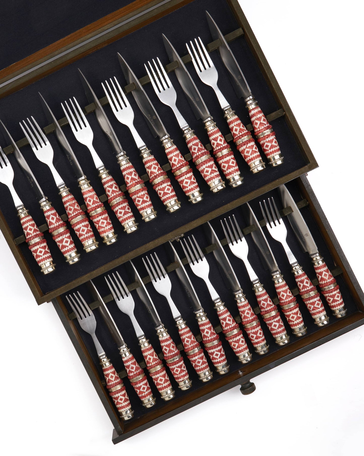 24 Piece Braided Cutlery Set
